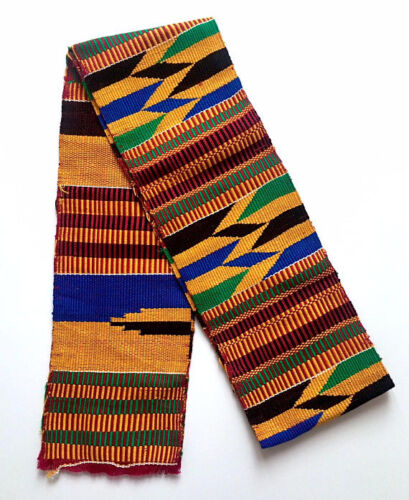 Kente cloth scarf