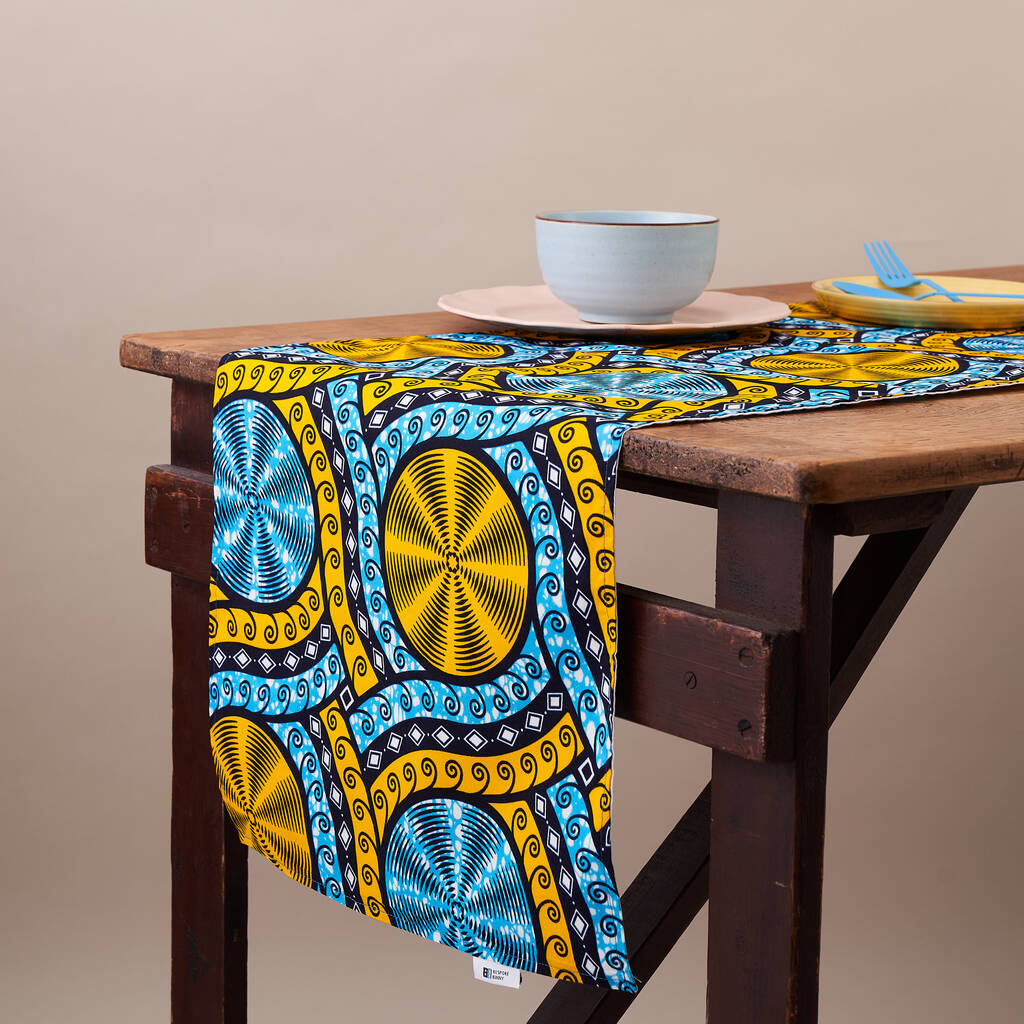 African Print Table Runner