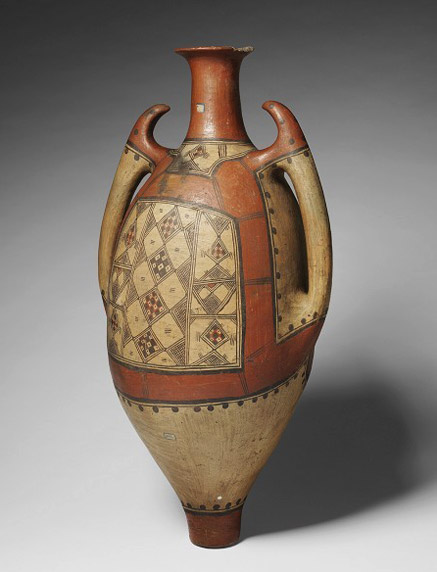 Hand-Painted Ceramic Vase